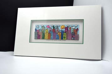 James Rizzi (1950-2011) - A Bunch Of Birds On Buildings, Antiquités & Art