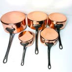 Tournus - Ensemble de casseroles - Cuivre - France, Antiquités & Art