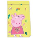 Peppa Pig Uitdeelzakjes 4st, Verzenden