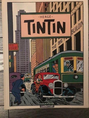 Tintin - Album Poster Tintin + Les trésors de Tintin - 2, Nieuw