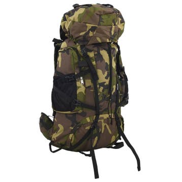vidaXL Wandelrugzak 100 L camouflage oxford stof groen, Verzenden