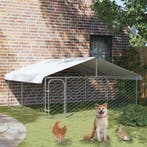 vidaXL Hondenkennel met dak 300x300x150 cm, Verzenden, Nieuw