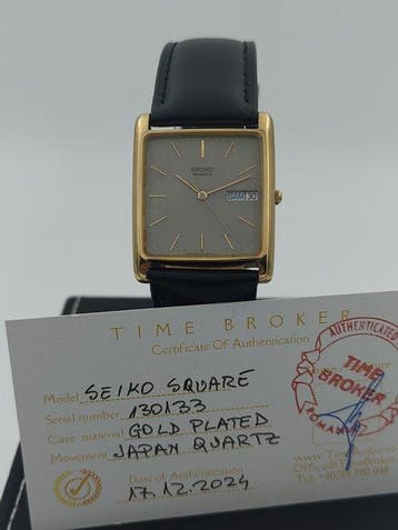 Seiko - Square Tank - Zonder minimumprijs - Heren -