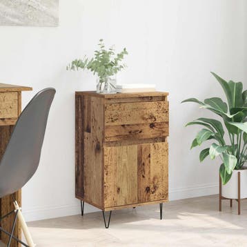 vidaXL Dressoir Oud hout 35 x 40 x 70 cm Bewerkt hout, Verzenden, Nieuw