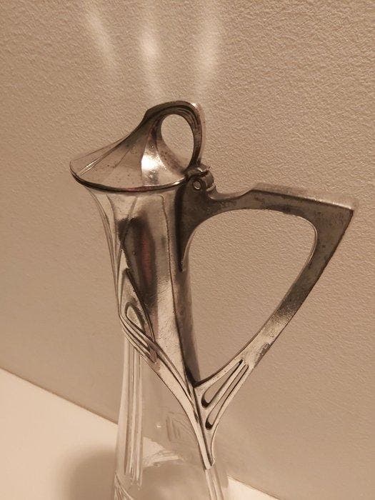 WMF - Albin Müller - Kruik - Zinklegering - Jugendstil, Antiek en Kunst, Kunst | Designobjecten