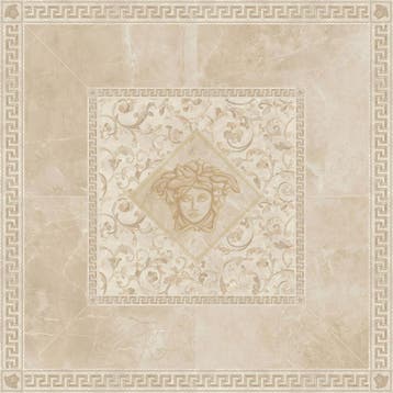 VERSACE Rosone Crema Marfil Decortegel 156x156 - Vloertegel, Ophalen of Verzenden