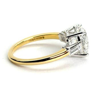 Ring - 14 karaat Geel goud, Witgoud of platina - 5.40ct. tw.