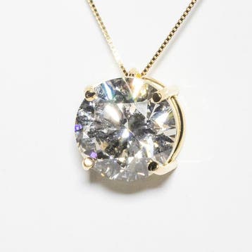 Zonder minimumprijs - Ketting met hanger - 18 karaat Geel