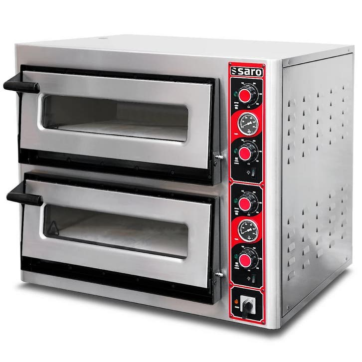 Pizzaoven | FABIO | Elektrisch | 4+4x Ø30cm | 50°C/500°C |, Zakelijke goederen, Horeca | Keukenapparatuur, Nieuw in verpakking