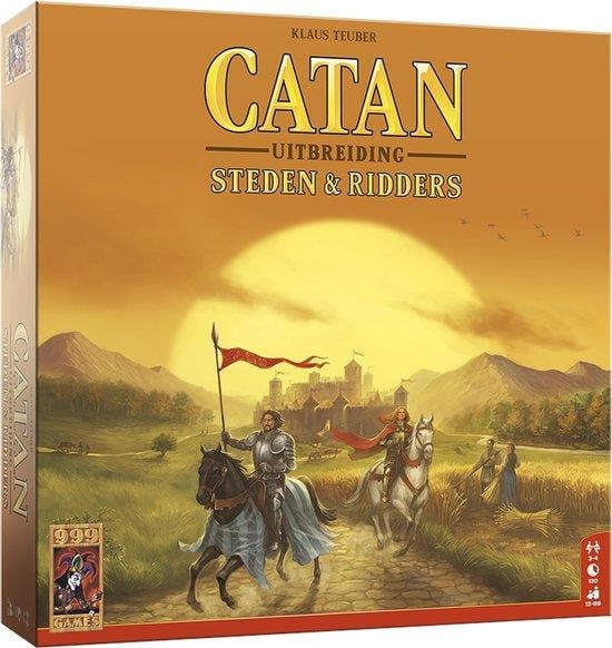 999 Games - Catan: Uitbreiding Steden en Ridders - Bordspel, Kinderen en Baby's, Speelgoed | Kinderpuzzels, Nieuw, Verzenden