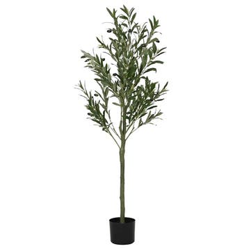 vidaXL Kunstolijfboom 450 blaadjes 120 cm groen, Verzenden
