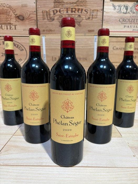 2009 & 2006 Château Phelan Ségur - Saint-Estèphe - 6 Fles, Collections, Vins