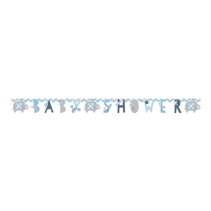 Geboorte Letterslinger Baby Shower Blauw 1,65m, Hobby & Loisirs créatifs, Articles de fête, Envoi