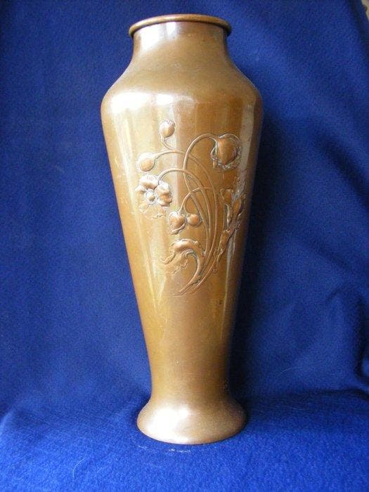 WMF / Geislingen - Vaas - Koper, Antiquités & Art, Art | Objets design