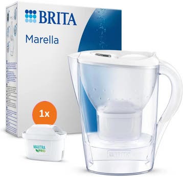 Brita Waterfilterkan Marella Wit 1051118 (Filtert PFAS), Verzenden, Nieuw