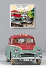 Moulinsart - Tintin - le Taxi Simca Aronde de Genève dans