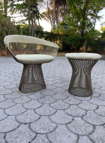 Knoll - Warren Platner - Stoel (2) - Fauteuil 1725 - Staal,