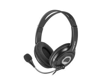 Natec- NSL-1178-Headphones with Microphone -Bear 2 -Black, Verzenden