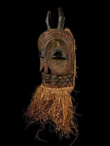 masker - Bembe - DR Congo, Antiek en Kunst