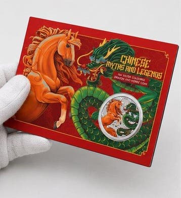 Australië. 1 Dollar 2026 – Dragon and Horse Fire and Earth –
