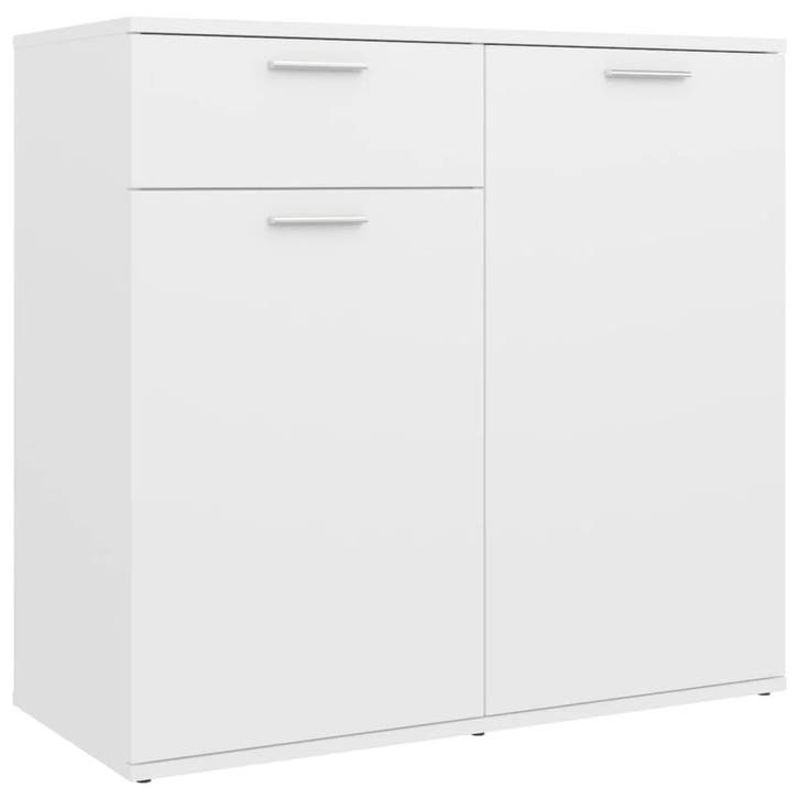 Dressoir Wit 80cm | 34% Retour deal | Snel beslissen, Huis en Inrichting, Kasten | Dressoirs, 50 tot 100 cm, 25 tot 50 cm, Met deur(en)