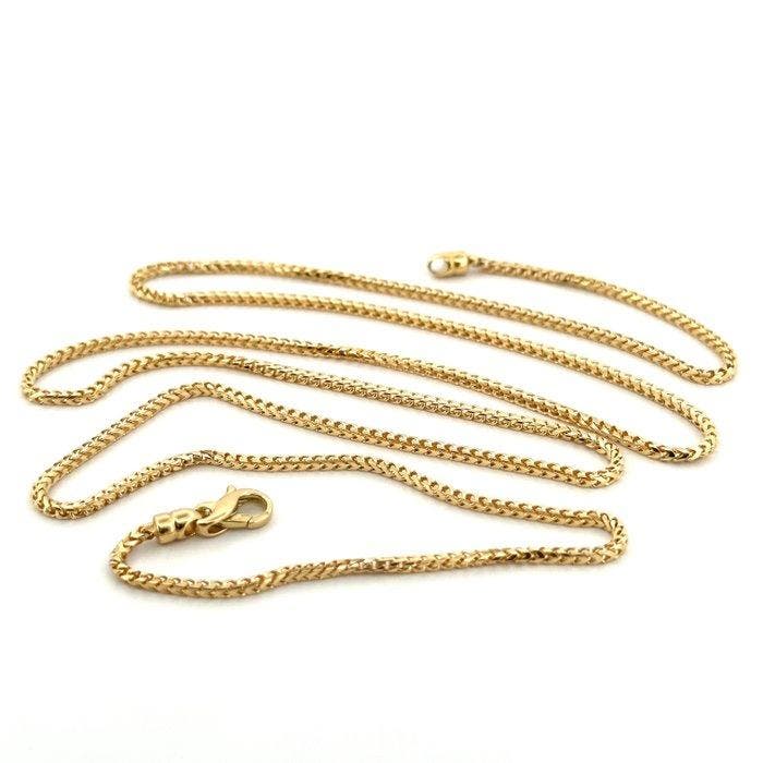 Vieri - Halsketting - Solid Link Chain - 18 karaat Geel goud, Bijoux, Sacs & Beauté, Colliers