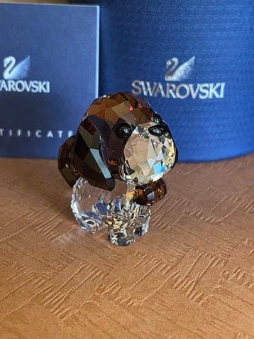Swarovski - Beeldje - Puppy - Bernie the Saint Bernard -