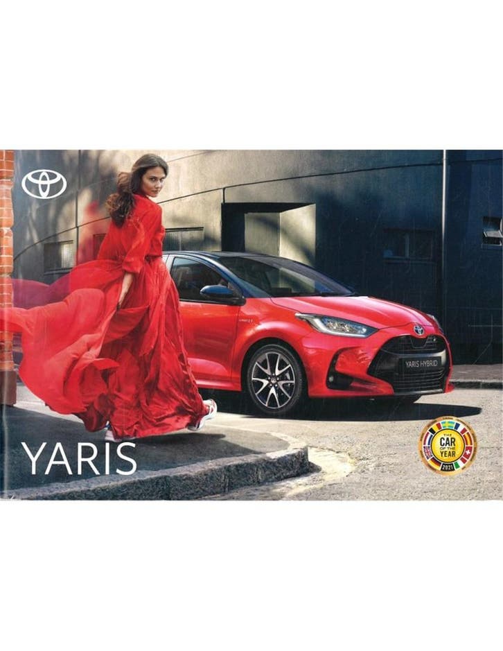 2021 TOYOTA YARIS BROCHURE ENGELS, Livres, Autos | Brochures & Magazines