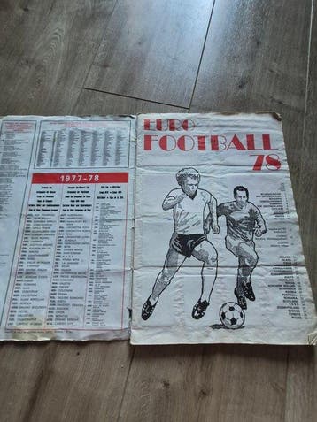 1978 Panini Euro Football - 1 Compleet album - Good (GD), Nieuw