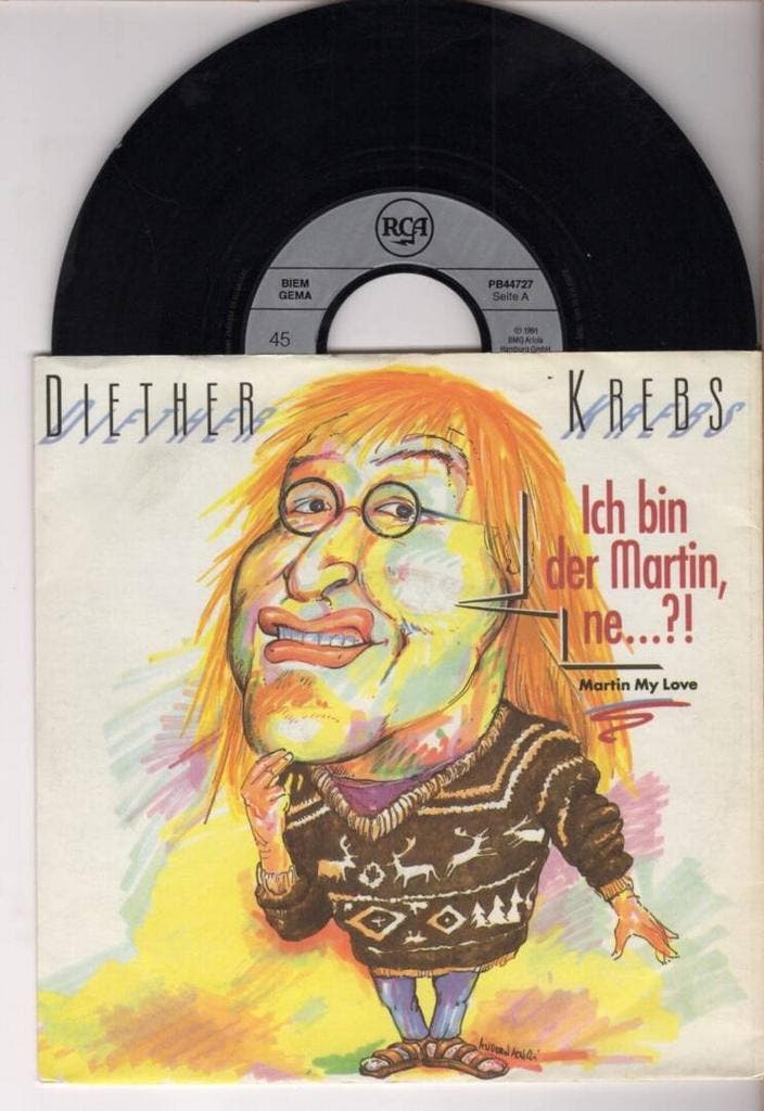 Diether Krebs + Gundula – Ich Bin Der Martin, Ne...?! / Mart, Cd's en Dvd's, Vinyl Singles, Ophalen of Verzenden