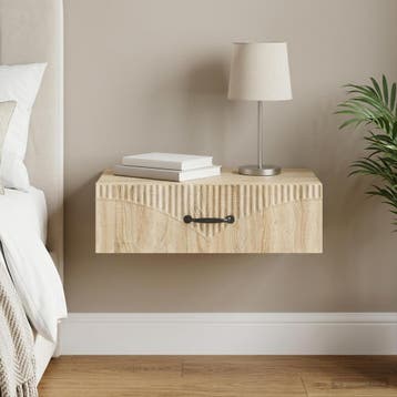 vidaXL Wandgemonteerde Zijtafel 59 x 34,5 x 17 cm Bewerkt, Verzenden, Nieuw