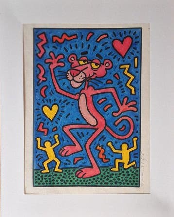Emma Wildfang Giclée - Pink Panther - Tribute series -