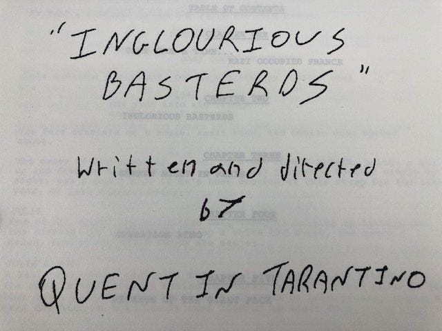 Inglourious Basterds (2009) - Brad Pitt, Mélanie Laurent and, Verzamelen, Film en Tv