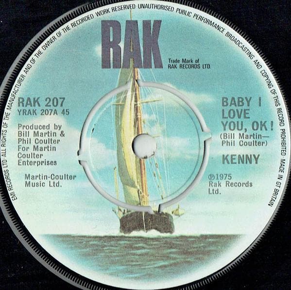 Kenny - Baby I Love You, OK!, Cd's en Dvd's, Vinyl | Pop, Gebruikt, Verzenden