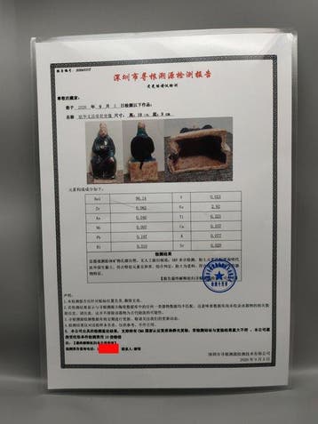 Oud Chinees, Tang-dynastie Keramiek Gecreëerd standbeeld van