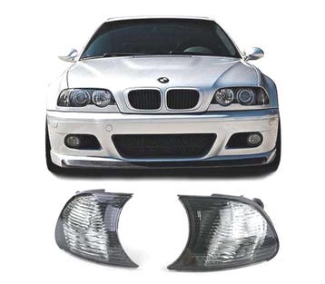 CLIGNOTANTS AVANT BMW E46 COUPÉ 99-01 FUMÉ, Verzenden