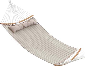 Hangmat voor 2 personen - gewatteerd - 140x200 cm - met, Verzenden