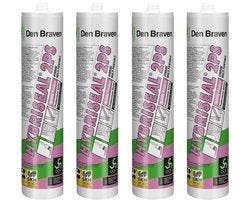 Zwaluw Hybriseal 2PS - beglazingskit - wit - 4 x 290 ml, Verzenden