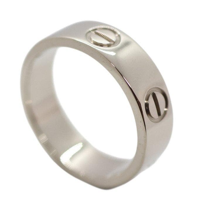 Cartier - Ring - Love - 18 karaat Witgoud, Handtassen en Accessoires, Ringen