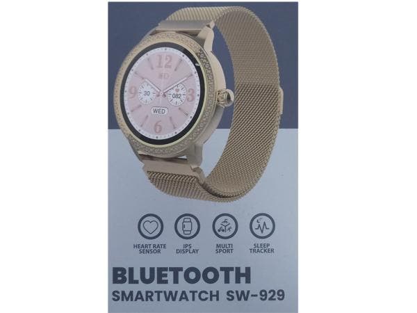 Veiling - DIFRNCE – smartwatch goudkleurig – chique mode, Bijoux, Sacs & Beauté, Montres connectées