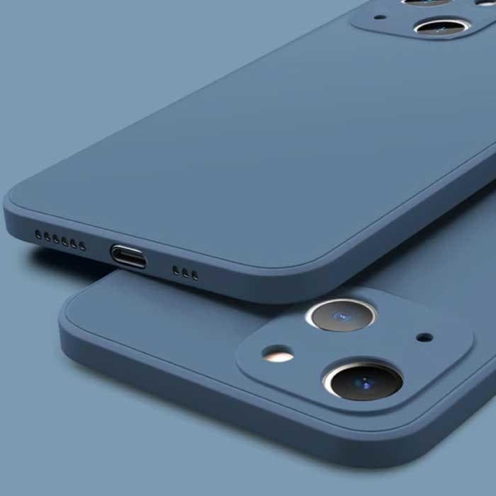 iPhone 13 Mini Square Silicone Hoesje - Zachte Matte Case, Telecommunicatie, Mobiele telefoons | Hoesjes en Screenprotectors | Apple iPhone