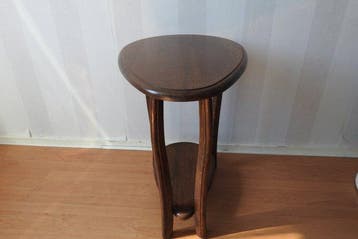Bijzettafel - Eik - organische vorm