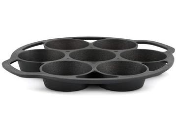 Veiling - BBQ-Toro Gietijzeren muffinvorm voor 7 muffins