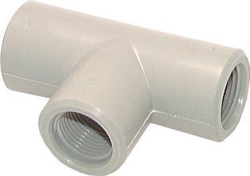 T-Koppeling G1/8'' Binnendraad Polyvinylideenfluoride (PVDF), Verzenden, Nieuw