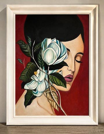 M. Palumbo (XX) - Floral Reverie, Antiquités & Art