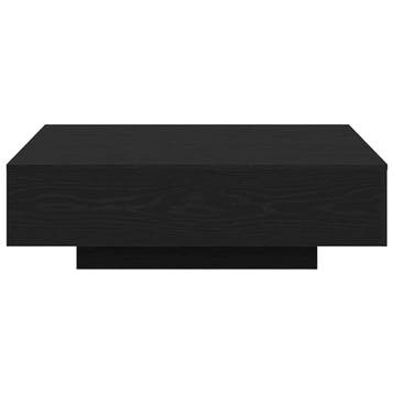 Salontafel Zwart Eiken 100x100 | -41% Retour Deal, Verzenden
