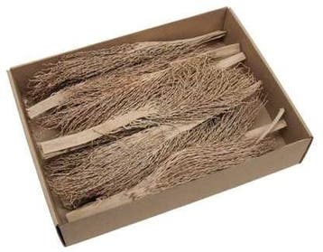 Khejur Jhar Palm Jhat Naturel Bezem Veger 15 stuks, Nieuw