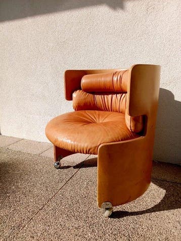Poltrona Frau - Luigi Massoni - Lullaby - Fauteuil - Cuir,