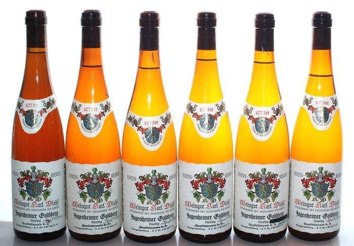 1973 Jugenheimer Goldberg Riesling Spätlese - Weingut Diehl, Verzamelen, Wijnen