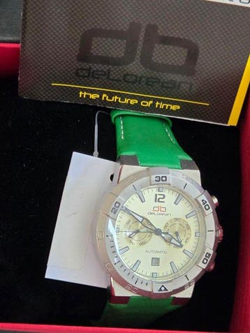 DeLorean Watch Uhr Full Calendar - Back to the Future - 50, Nieuw
